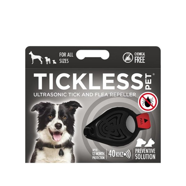 TickLess PET Ultraschallgerät für Hunde & Katzen - Schwarz
