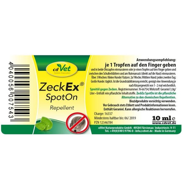 ZeckEx SpotOn - Repellent